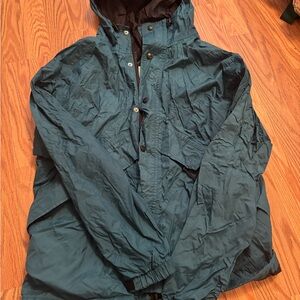 Men's/Women’s Vintage REI Teal Windbreaker